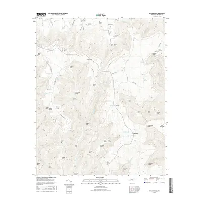 2016 Map of Pitcher Ridge, 2016 Print