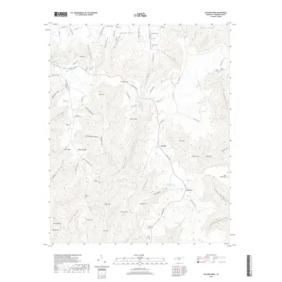 2019 Map of Pitcher Ridge, 2019 Print