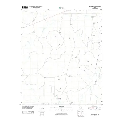 2010 Map of Pitchfork Flats, 2010 Print