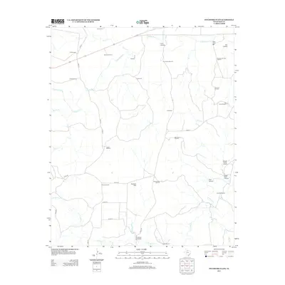 2012 Map of Pitchfork Flats, 2012 Print