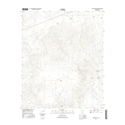 2016 Map of Pitchfork Flats, 2016 Print
