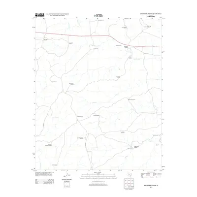 2012 Map of Pitchfork Ranch, 2012 Print