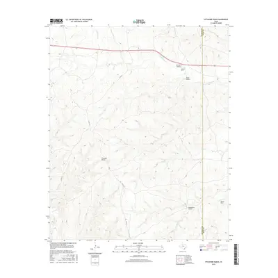 2016 Map of Pitchfork Ranch, 2016 Print