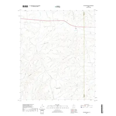 2019 Map of Pitchfork Ranch, 2019 Print