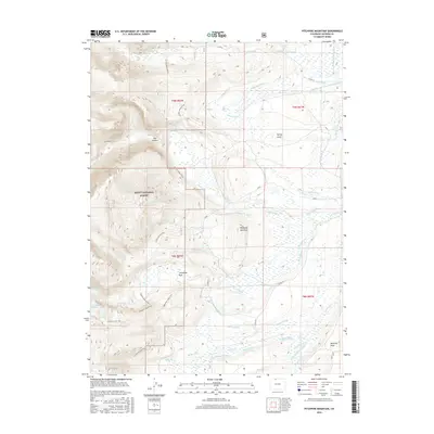 2016 Map of Pitchpine Mountain, 2016 Print