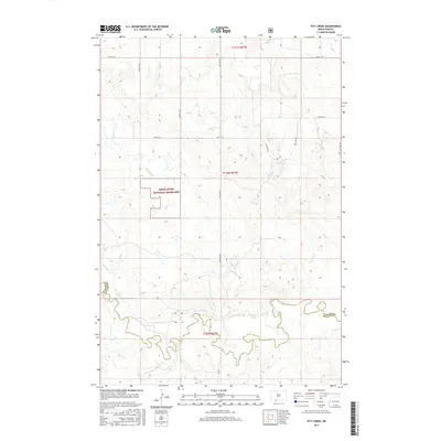 2017 Map of Pitt Creek, 2017 Print