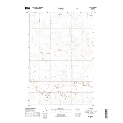 2020 Map of Pitt Creek, 2020 Print