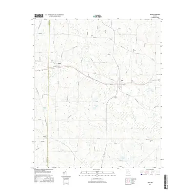2017 Map of Pitts, 2017 Print