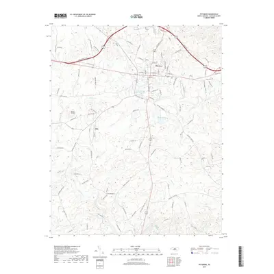 2019 Map of Pittsboro, 2019 Print