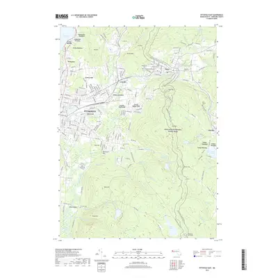 2018 Map of Pittsfield East, 2018 Print