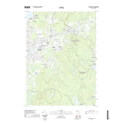 2021 Map of Pittsfield East, 2021 Print