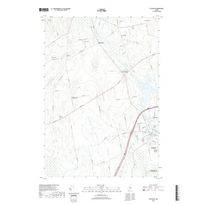 2018 Map of Pittsfield, 2018 Print