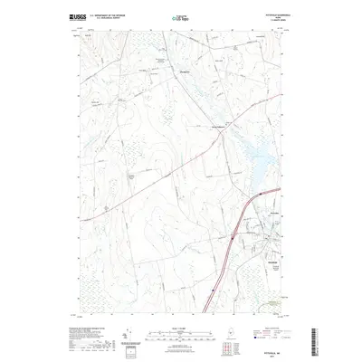 2021 Map of Pittsfield, 2021 Print