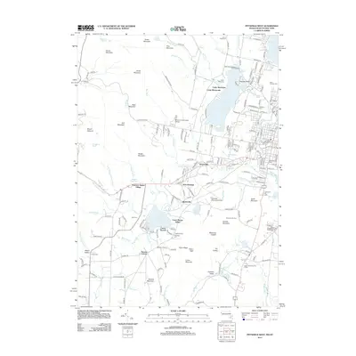 2012 Map of Pittsfield West, 2012 Print