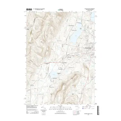 2015 Map of Pittsfield West, 2015 Print