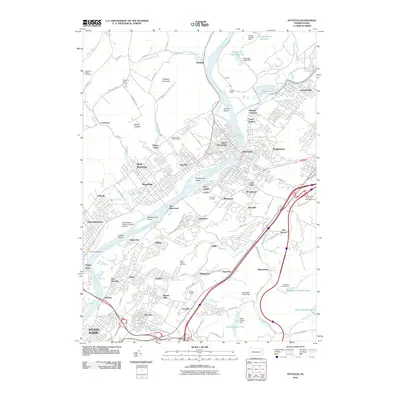 2010 Map of Pittston, 2010 Print