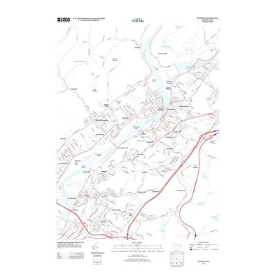 2013 Map of Pittston, 2013 Print
