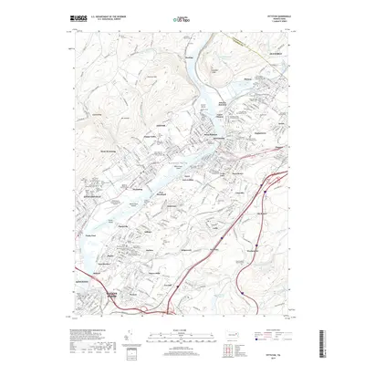 2019 Map of Pittston, 2019 Print