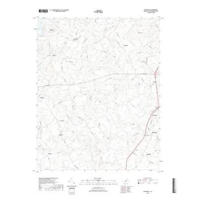 2019 Map of Pittsville, 2019 Print