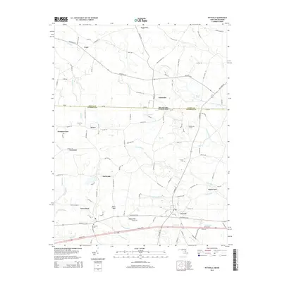 2014 Map of Pittsville, 2014 Print