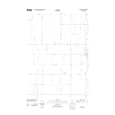 2013 Map of Pittsville, 2013 Print