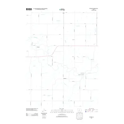 2013 Map of Pitzer, 2013 Print