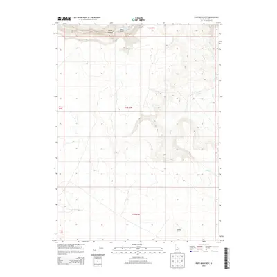 2013 Map of Piute Basin West, 2013 Print