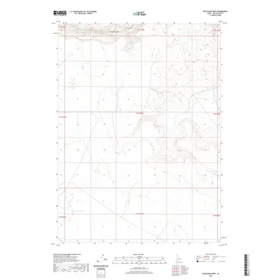 2020 Map of Piute Basin West, 2020 Print