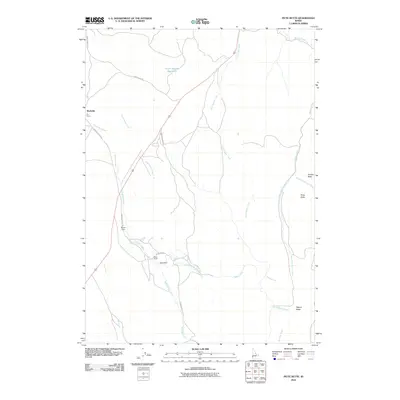 2010 Map of Piute Butte, 2010 Print