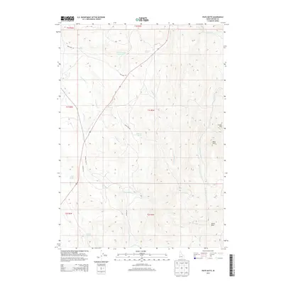 2013 Map of Piute Butte, 2013 Print