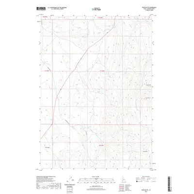 2020 Map of Piute Butte, 2020 Print