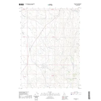 2023 Map of Piute Butte, 2023 Print