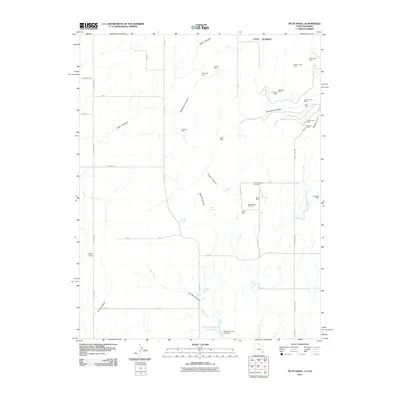 2011 Map of Piute Knoll, 2011 Print