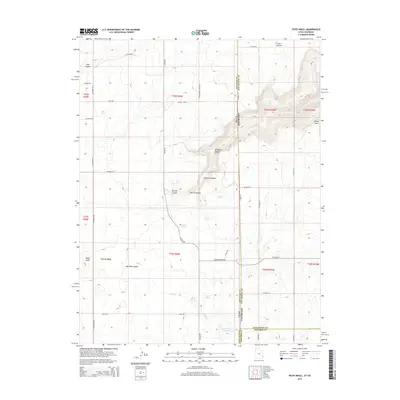 2014 Map of Piute Knoll, 2014 Print