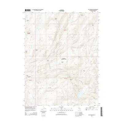 2015 Map of Piute Mountain, 2015 Print