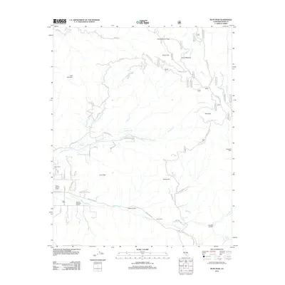 2012 Map of Piute Peak, 2012 Print