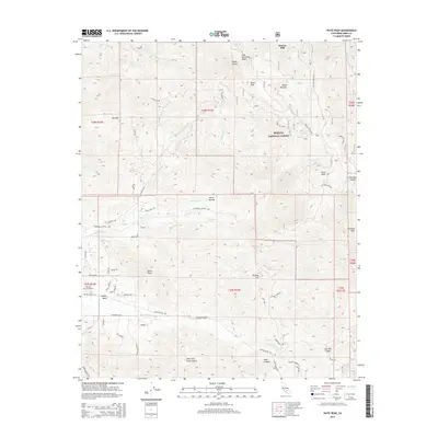 2015 Map of Piute Peak, 2015 Print