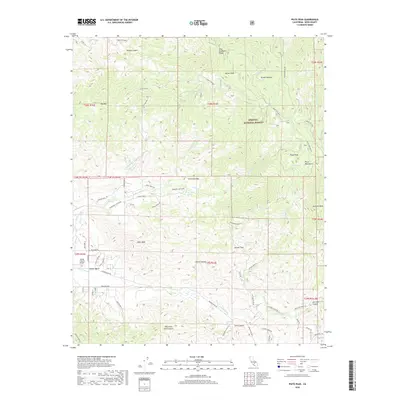 2018 Map of Piute Peak, 2018 Print