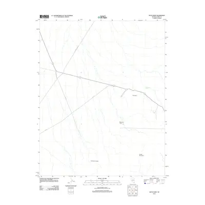 2012 Map of Piute Point, 2012 Print