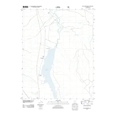 2011 Map of Piute Reservoir, 2011 Print