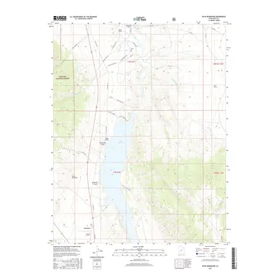 2017 Map of Piute Reservoir, 2017 Print