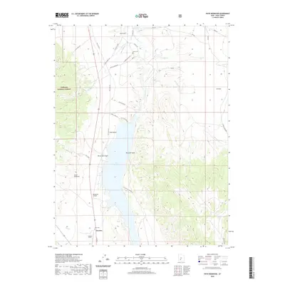 2020 Map of Piute Reservoir, 2020 Print