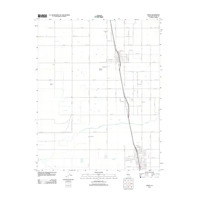 2012 Map of Pixley, 2012 Print