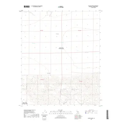 2018 Map of Placer Canyon, 2018 Print