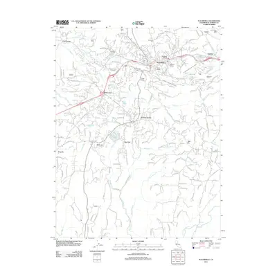 2012 Map of Placerville, 2012 Print