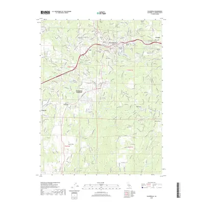 2018 Map of Placerville, 2018 Print