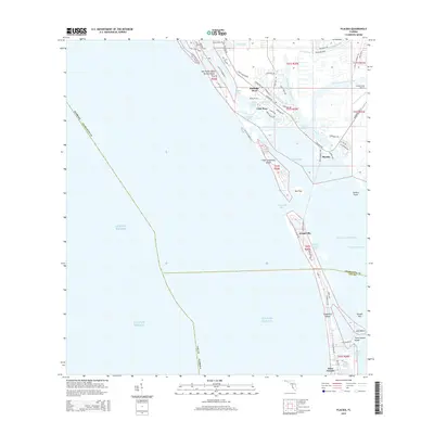 2015 Map of Placida, 2015 Print
