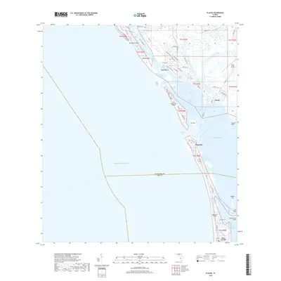 2018 Map of Placida, 2018 Print