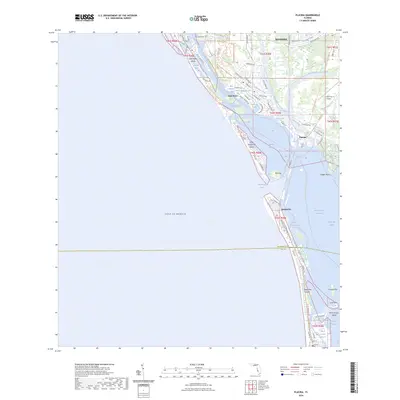 2024 Map of Placida, 2024 Print