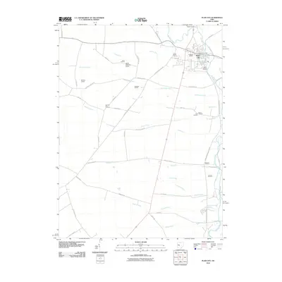 2010 Map of Plain City, 2010 Print
